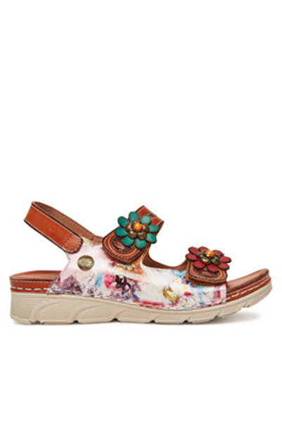 LAURA VITA Γυναικεία Σανδάλια χρυσά LAURA VITA-DORRY 16 CAMEL