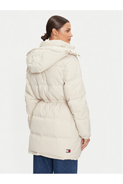 Tommy Jeans Geacă de damă cu puf DW0DW18821 bej