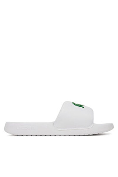 Lacoste Ανδρικές σαγιονάρες λευκές LACOSTE-749CMA0021 082 ΛΕΥΚΟ/ΠΡΑΣΙΝΟ