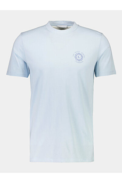 Lindbergh Ανδρικό T-Shirt 30-400267 Ανοιχτό Μπλε