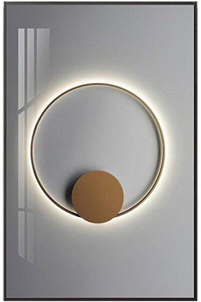 Emoda home Trove لوحة فنية جدارية مطبوعة بتقنية الطباعة ثلاثية الأبعاد من قماش بحجم 80×120 سم - لوحة فنية حديثة مؤطرة لغرفة المعيشة وغرفة النوم والمكتب