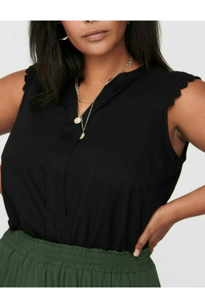 ONLY short-sleeved shirt, black