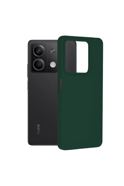 Optim Solution Husa de silicon TPU cu Microfibra pentru Xiaomi Redmi Note 13,...