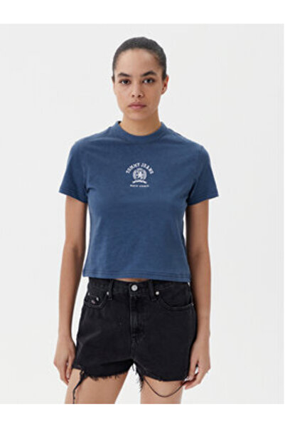 Tommy Jeans Tricou damă DW0DW20317 albastru