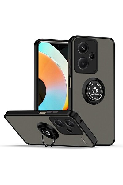 Optim Solution Husa Sheen cu Bumper TPU pentru Xiaomi Redmi Note 14 5G, Inel ...