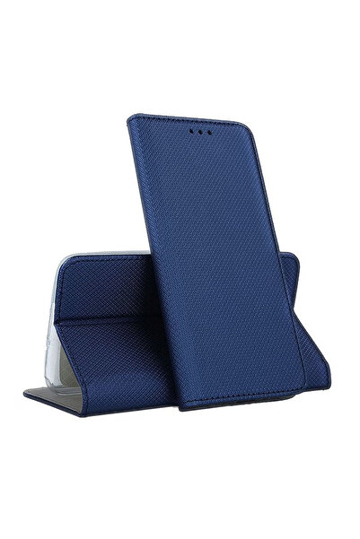 Optim Solution Husa Flip pentru Samsung Galaxy A36, Texture Design, Albastru