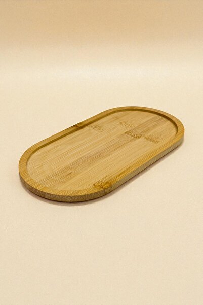 Kitchen Way Bamboo Oval Oil Pot Base 23 cm Kw-150