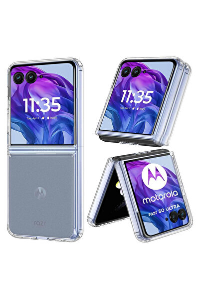 Optim Solution Husa TPU High Clear pentru Motorola Razr 50 Ultra, Diamond Des...