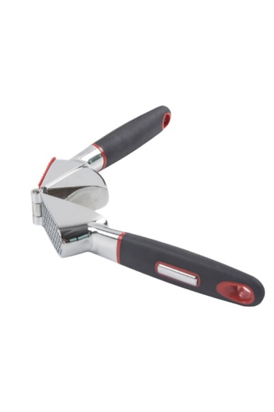 BETTY CROCKER Easy to clean stainless steel garlic press with TPR handle, multi-color