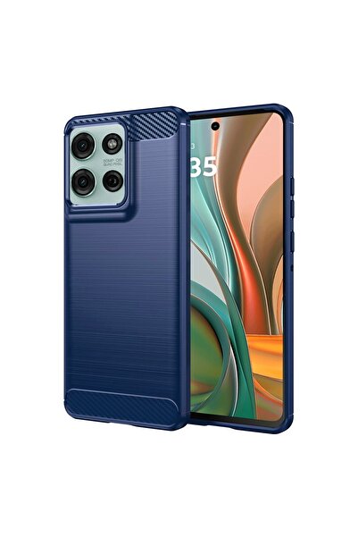 Optim Solution Husa Carbon Resistance pentru Motorola Moto G75, Anti-Soc, Alb...