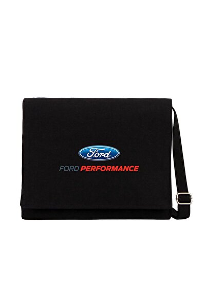 CrowsGate Ford Black Canvas Messenger Bag