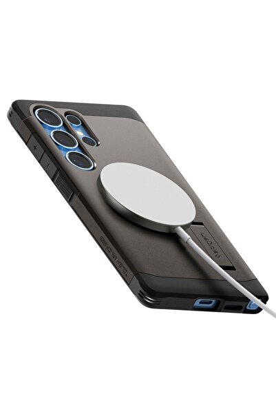 Optim Solution Husa Anti-soc pentru Samsung Galaxy S25 Ultra, Magsafe, Kickst...