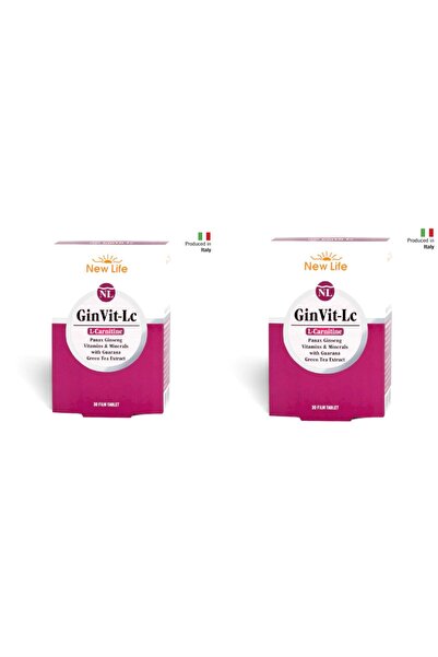 New Life جينفيت-إل سي إل- كارنيتين 30 قرص فيلم 2 قطعة