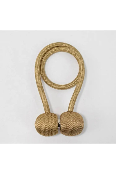 TİEBACK مشابك ستائر مغناطيسية أنيقة – مشابك ربط مغناطيسية بلون موحّد (قطعتين)