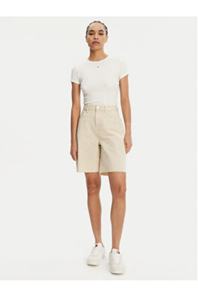 Tommy Jeans Set de 2 tricouri pentru femei DW0DW21430 Ecru, Bleumarin