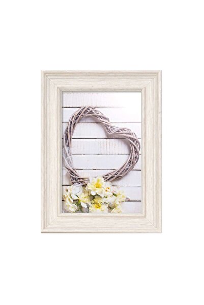SHOPIENS Photo frame 3392-1312T 46, rectangular, 15 x 10 cm, cream, plastic
