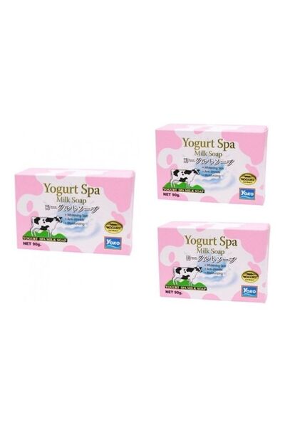 YOKO 3-Piece Yogurt Spa Milk Soap 90g