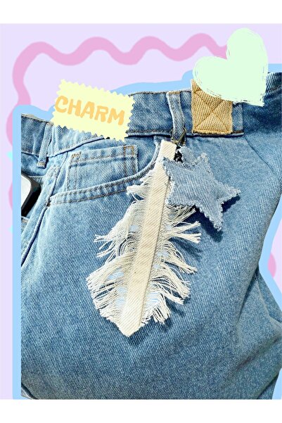 Dema Χειροποίητο τζιν με λεπτομέρεια αστεριού σε σχήμα φύλλου