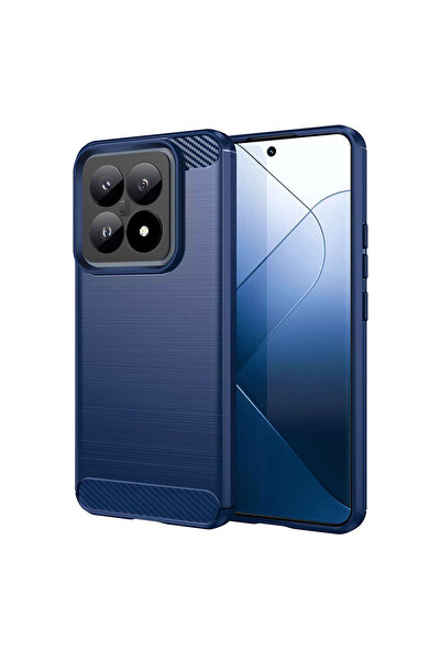 Optim Solution Husa Carbon Resistance pentru Xiaomi 14T Pro, Anti-Soc, Albastru