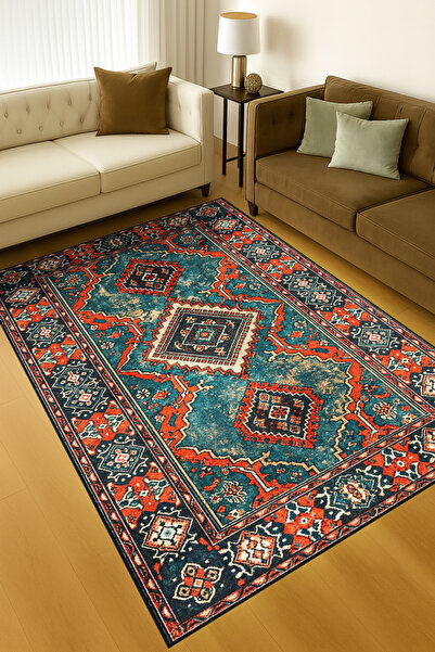 Rugs Modern Halı MOSSO Παραδοσιακό Σχέδιο Υφαντό Χαλί Βάσης Vintage Διακοσμητ...