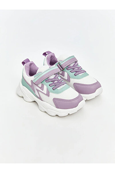 LC Waikiki LCW STEPS Lila Bağcık Ve Cırt Cırtlı Kız Bebek Spor Ayakkabı