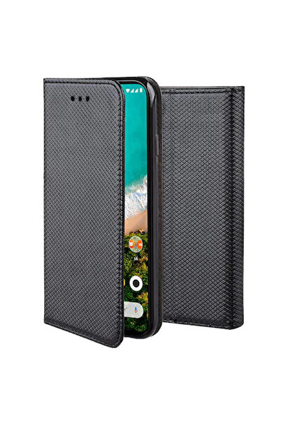 Optim Solution Husa Flip tip carte pentru Samsung Galaxy A23, Piele PU, Inchidere Magnetica, Negru