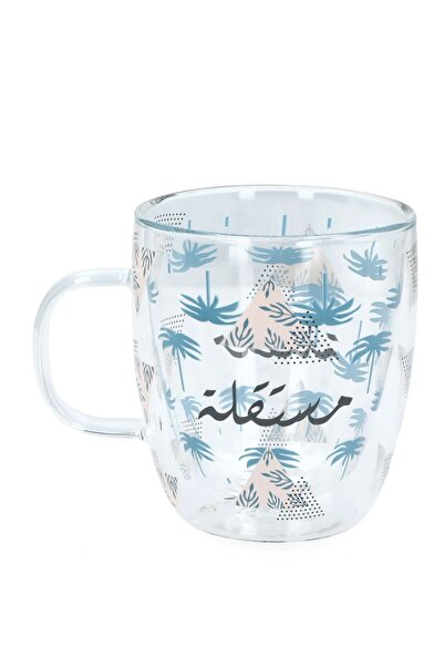 Bien Servi 330ml Smiley Freestanding Double Wall Mug with Comfort Handle Multicolor