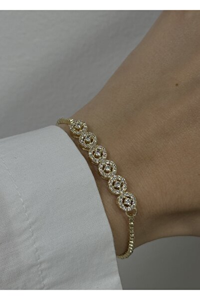 KİLİGİSTANBUL 6 Round Stone Bracelet (Elevator Use)