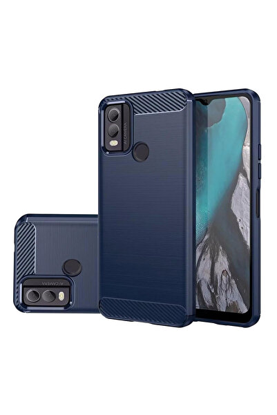 Optim Solution Husa Carbon Resistance pentru Nokia C22, Anti-Soc, Albastru