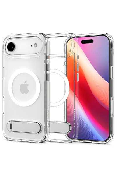 Optim Solution Θήκη MagSafe Ultra Hybrid Διαφανής με Βάση Στήριξης για Apple ...