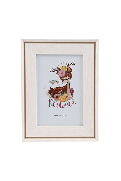 SHOPIENS Photo Frame 3806-A-W699 46, rectangular, 15 x 10 cm, cream, MDF