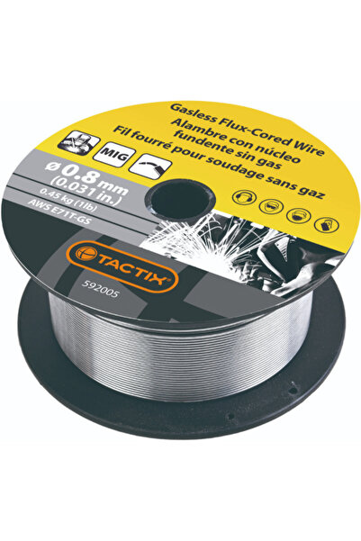 Tactix Gasless Flux-Cored Efficient Welding MIG Wire 0.8mm