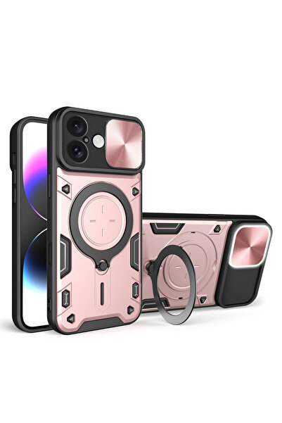 Optim Solution SurveilProRingКалъф за обектив за Apple iPhone 16, Въртящ се п...