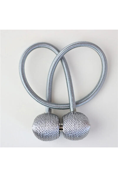 TİEBACK مشابك ستائر مغناطيسية أنيقة – مشابك ربط مغناطيسية بلون موحّد (قطعتين)