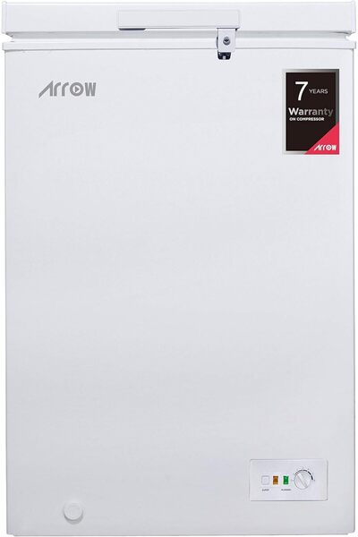 ARROW Chest Freezer,100 L, White - RO-160F