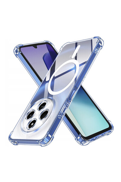 Optim Solution Husa Transparenta Anti shock cu MagSafe pentru Xiaomi Redmi 14...