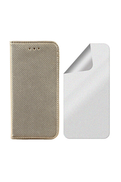 Optim Solution Set Husa Flip si Folie Silicon Matte pentru Samsung Galaxy A20...