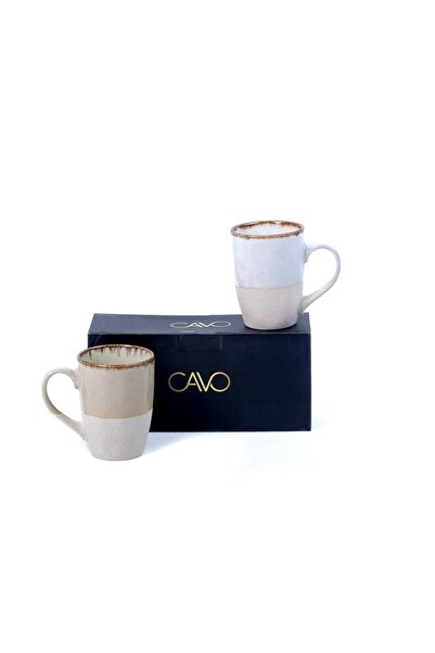 CAVO طقم اكواب بورسلين 2 قطعة