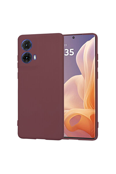 Optim Solution Husa Silicon Microfibra pentru Motorola Moto G85, PerfectFit, ...