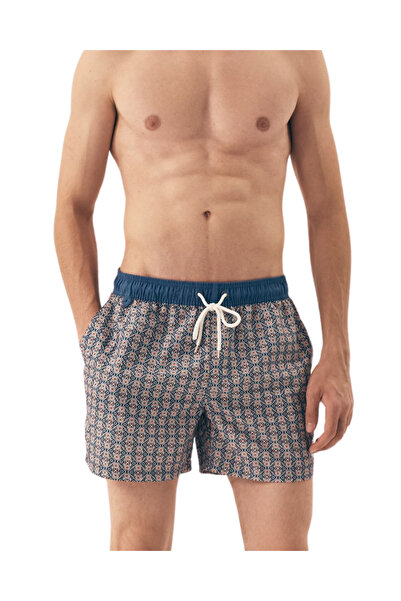Henderson Men's Swim Shorts Geometric Pattern Quick Dry Beach Pool | Osaka