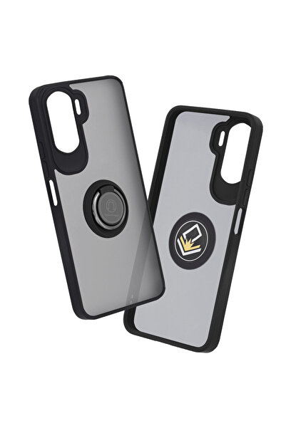 Optim Solution Husa cu bumper TPU pentru Honor 90 Lite, Inel Glinth, Super Sl...