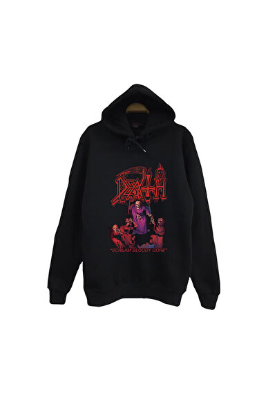 fame-stoned Death - Muzică - Bandă Imprimată Hanorac negru unisex 100% bumbac...