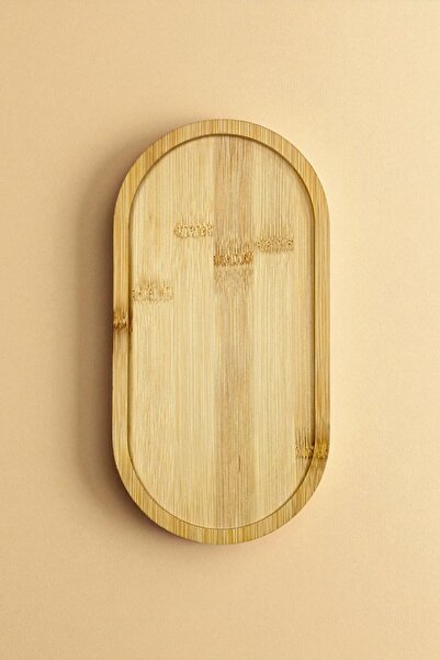 Kitchen Way Bamboo Oval Oil Pot Base 23 cm Kw-150