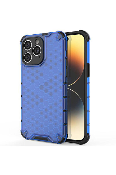 Optim Solution Husa pentru Apple iPhone 12 \ 12 Pro, Hybrid, Albastru