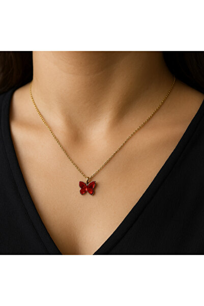 Hazard قلادة الجناح الأحمر