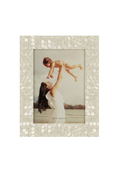 SHOPIENS Ramă foto 1566-S-1257 57, Dreptunghiulară, 18 x 13 cm, Aurie, Plastic