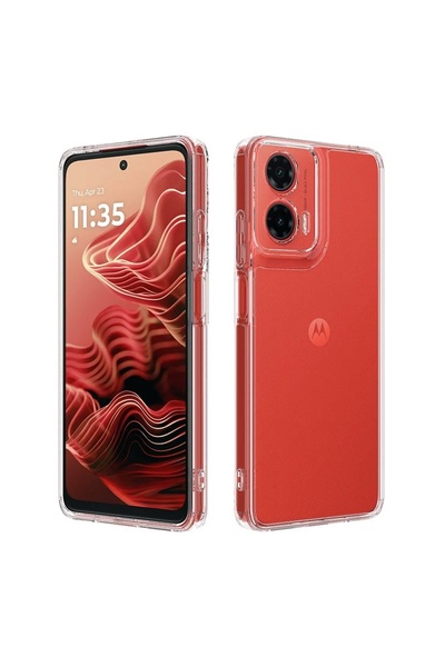 Optim Solution Husa TPU High Clear pentru Motorola Moto G35, Diamond Design, ...