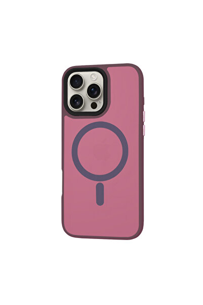 Optim Solution Кейс IcyAura за Apple iPhone 16 Pro, копринен силикон, MagSafe...