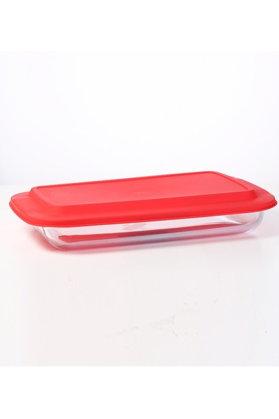 Generic Rectangular glass baking dish with lid
