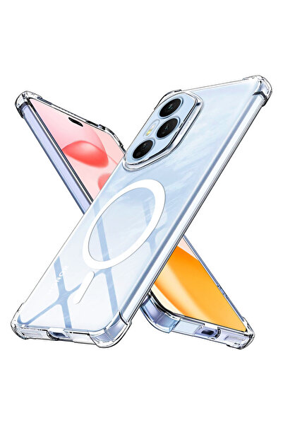 Optim Solution Husa Transparenta Anti shock cu MagSafe pentru Honor 400 Pro, ...